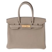 Hermès Vintage Pre-owned Laeder handvskor Gray, Dam