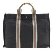 Hermès Vintage Pre-owned Canvas handvskor Black, Dam