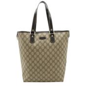 Gucci Vintage Pre-owned Canvas gucci-vskor Beige, Dam