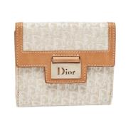 Dior Vintage Pre-owned Laeder plnbcker Beige, Dam