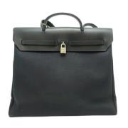 Hermès Vintage Pre-owned Canvas handvskor Black, Dam