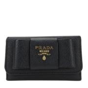 Prada Vintage Pre-owned Laeder plnbcker Black, Dam