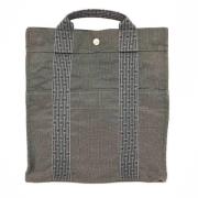 Hermès Vintage Pre-owned Canvas totevskor Gray, Dam