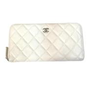 Chanel Vintage Pre-owned Laeder plnbcker White, Dam