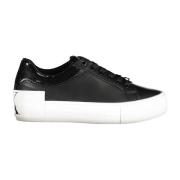 Calvin Klein Svarta sneakers för kvinnor med sportsko stil Black, Dam