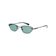 Emporio Armani Stiliga solglasögon 0Ea2158 Green, Dam