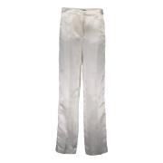 Just Cavalli Straight Trousers White, Dam