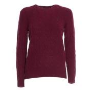 Ralph Lauren Damkläder Stickat Plommonmix Aw24 Purple, Dam