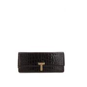 Tom Ford Brun T Clutch Väska Brown, Dam