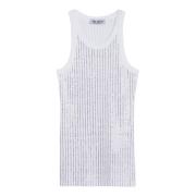 The Attico Stilren Tanktopp för Kvinnor White, Dam