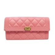 Chanel Vintage Pre-owned Laeder plnbcker Pink, Dam