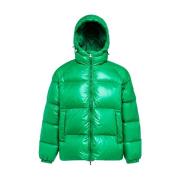 Pyrenex Grön Unisex Dunjacka med Huva Green, Herr