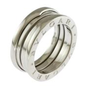 Bvlgari Vintage Pre-owned Silver ringar Gray, Dam