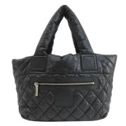 Chanel Vintage Pre-owned Canvas chanel-vskor Black, Dam