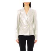 Liu Jo Slim Blazer Jacka Gray, Dam