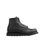 Red Wing Shoes Klassisk Moc Svart Läderstövel Black, Herr