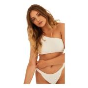 Undress Code Texturerad Vit Bikini Topp Girlish Charm White, Dam