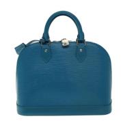 Louis Vuitton Vintage Pre-owned Laeder louis-vuitton-vskor Blue, Dam