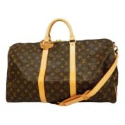 Louis Vuitton Vintage Pre-owned Canvas louis-vuitton-vskor Brown, Dam