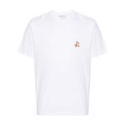 Maison Kitsuné Speedy Fox Crew Neck T-shirt White, Herr