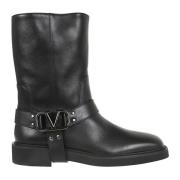 Valentino Garavani Biker Vlogo Signatur Svart Logo Black, Dam