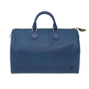 Louis Vuitton Vintage Pre-owned Laeder louis-vuitton-vskor Blue, Dam