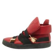 Giuseppe Zanotti Pre-owned Pre-owned Laeder sneakers Red, Herr