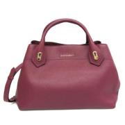 Burberry Vintage Pre-owned Laeder handvskor Red, Dam