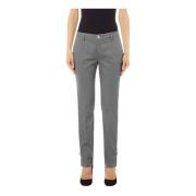 Liu Jo Chino Chic Regular Fit Byxor Gray, Dam