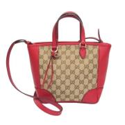 Gucci Vintage Pre-owned Canvas gucci-vskor Red, Dam