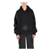 Untitled Artworks Cropped hoodie med fronttryck Black, Herr