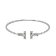 Tiffany & Co. Pre-owned Pre-owned Vitt guld armband Gray, Dam