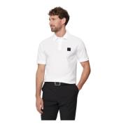 Hugo Boss Vit Polo T-shirts och Polos White, Herr