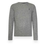 Polo Ralph Lauren Donegal Pullover Sweater Gray, Herr