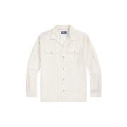 Polo Ralph Lauren Corduroy overshirt med knappstängning Beige, Herr