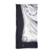 Salvatore Ferragamo Elegant Shawl Stole Multicolor, Dam