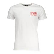 Cavalli Class Kortärmad Herr Vit T-shirt White, Herr