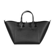 Christian Louboutin Studded Cabachic Tote Väska Black, Dam