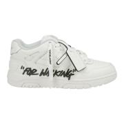 Off White Casual Sneakers för Män och Kvinnor White, Herr