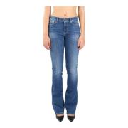 Dondup Wide Leg Jeans New Lola Style Blue, Dam