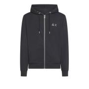 Sun68 Svart Hoodie Kostym Modern Avslappnad Stil Black, Herr