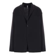 Cfcl Svart Rib Boxy Skräddarsydd Blazer Jacka Black, Herr