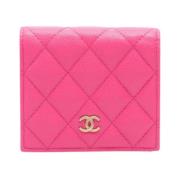 Chanel Vintage Pre-owned Laeder plnbcker Pink, Dam