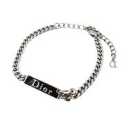 Dior Vintage Pre-owned Metall dior-smycken Gray, Dam