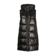 Save The Duck Iria Lång Puffer Gilet Black, Dam