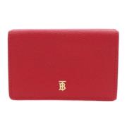 Burberry Vintage Pre-owned Laeder plnbcker Red, Dam