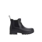 Barbour Svarta Chelsea Welly Regnstövlar Black, Dam