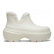 Crocs Vinterfodrad Shorty Boot Kvinnor White, Dam