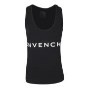 Givenchy Ärmlös Topp Black, Dam