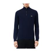 Lacoste Blå Half-Zip Tröja Essentiell Modern Man Blue, Herr